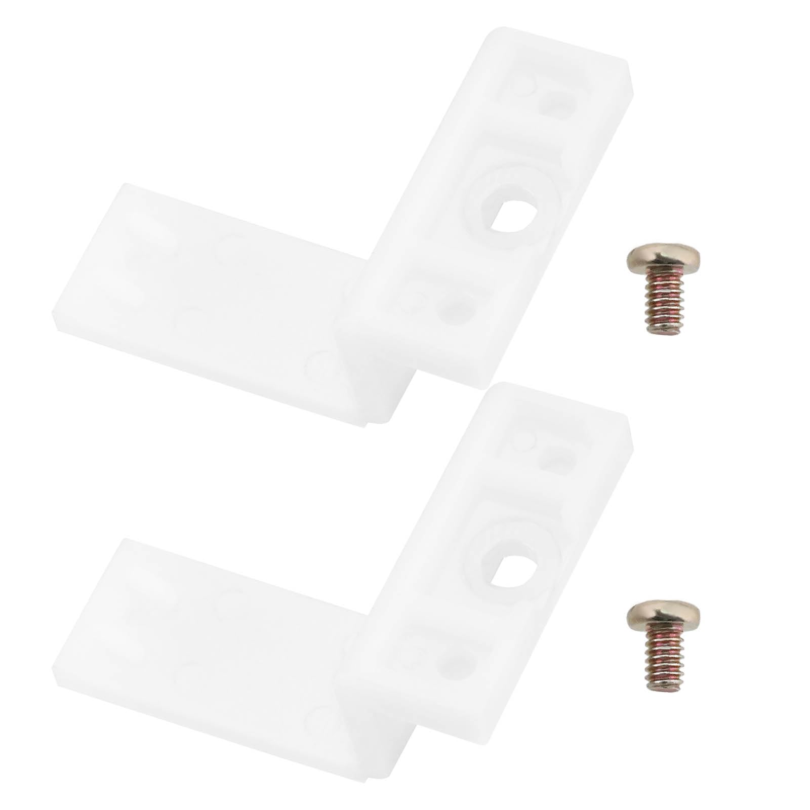 2 Pcs Laser Gear Arm Repair Parts Compatible with PS2 Fat Fat Consoles SCPH-30001 30001R and 39001 with Screws White