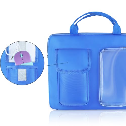 Image of Annmore Bag compatible with LEXiBOOK Educational and Bilingual Laptop, Blue