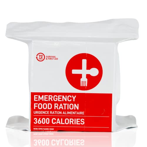 72HRS Food Ration Bar Emergency Rations (1 PACK), 3600 Calories for 72 Hours, 5 Year Shelf Life Emergency Kit Ration Bars for Bug Out Bag Backpack for Survival Kits Supplies and Emergency Food Supply