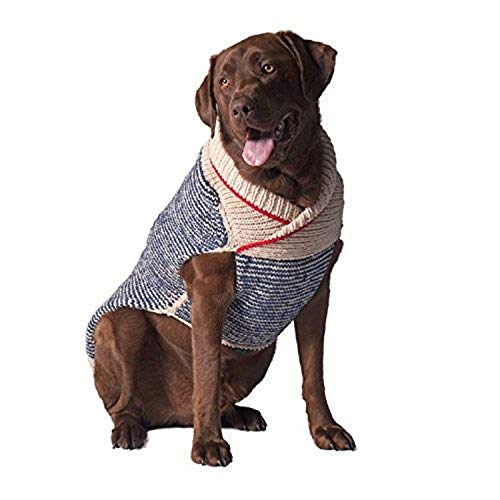 Chilly Dog Spencer Wool Dog Sweater, Medium