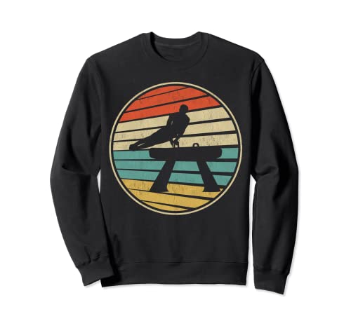 Gymnastic Pommel horse Retro Vintage 70s 80s Men Women Fun Sudadera