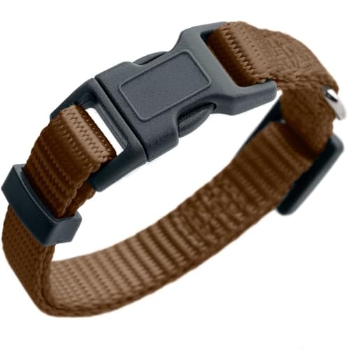 Hunter Halsung London Vario Basic Mini | Braun | Größe 14-20/XXS-XS | mit Sicherheitsverschluss | weich & flexibel | reißfest & schnelltrocknend | pflegeleicht & formstabil | langlebig