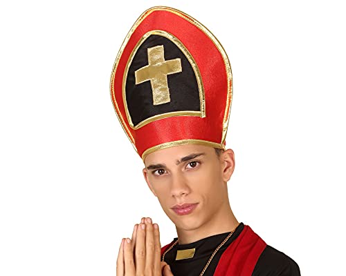 ATOSA 34951 Cardinal Hat Black/Red/Gold Unisex - Adult, M