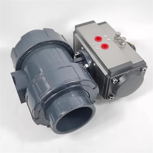 Válvula de bola neumática de doble efecto Q611S-16S DN50 de 16Bar para tuberías 4