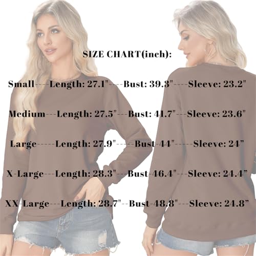 Underestimate Me That'll Be Fun Sweatshirt Funny Graphic Tees Long Sleeve Shirts for Women Comfy Tops3