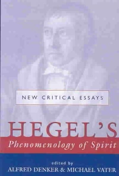 Buy Hegel's Phenomenology of Spirit: New Critical Essays — BookShops.in
