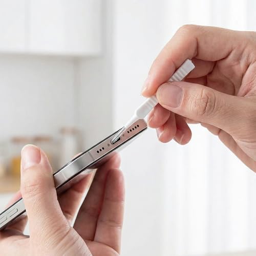 Image of Shower Head Cleaning Brush for Small Holes, Anti-Clogging Nozzle Brush for Shower Head,Phone Hole Pore Gap, Multifunctional Crevice Tiny Cleaning Brushes (20Pcs)
