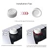 PlayVital Thumbs Cushion Caps Thumb Grips for ps5 ps4, Thumbstick Grip Cover Joystick Caps for Xbox Series X/S, Xbox One, Elite Series 2, Switch 2 Pro Controller - Puff Cloud Texture Design White