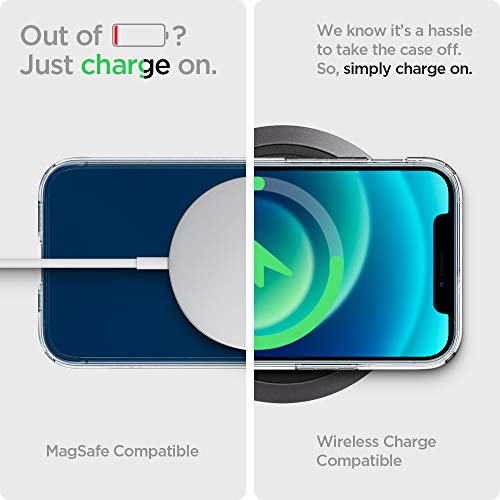 Image of Spigen for iPhone 12 Mini Case, Ultra Hybrid [No Magnet Ring][Anti-Yellowing] - Crystal Clear