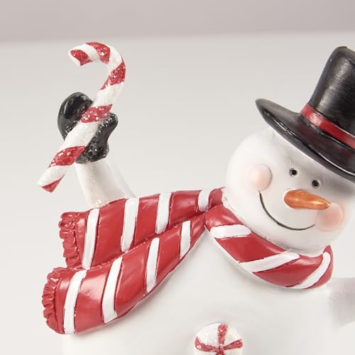 Primitives-by-Kathy-Skating-Snowman-Figurine Primitives by Kathy Skating Snowman Figurine