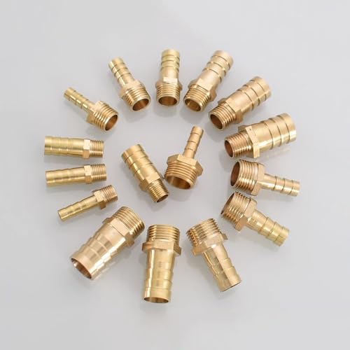 Conector de manguera de 12 mm rosca M16 para riego y fluidos 3