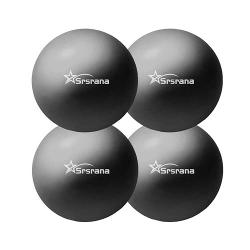 Image of 9 Inch Pilates Ball - Small Exercise Ball for Yoga, Barre & Physical Therapy - Anti-Burst Non-Slip Mini Core Ball for Stability, Back Pain Relief & Posture Correction