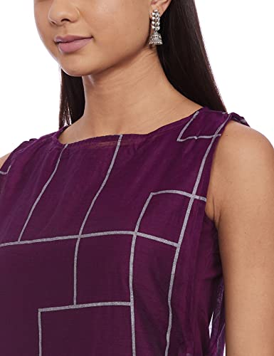 Image of Amazon Brand - Myx Women's Regular Fit Kurta in Poly Chanderi