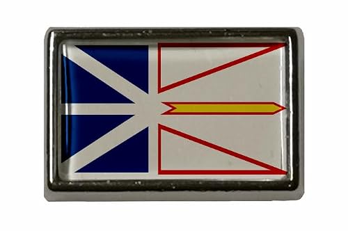U24 Pin's Drapeau de Terre-Neuve, Acrylique