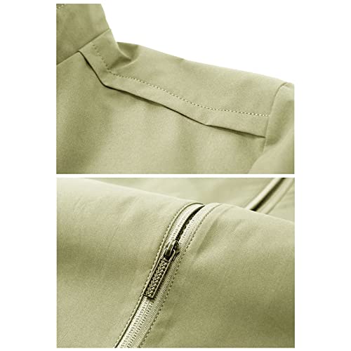 Chaqueta casual para hombre caqui talla XL miniatura 5