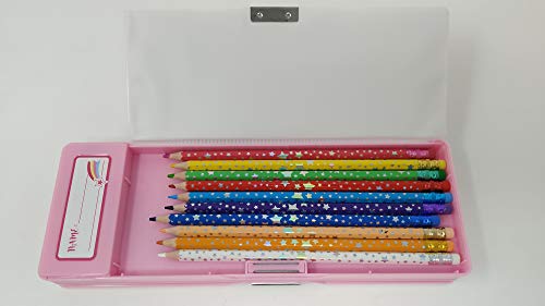 Hot Focus Unicorn Multifunction Pencil Case,Pencil Box For Girls. 2 Compartments Unique Stationery Set W/Z Pop Out Calculator And Pencil Sharpener. Best Back To School Gift Set For Kids, Girls & Teen. #TOP5