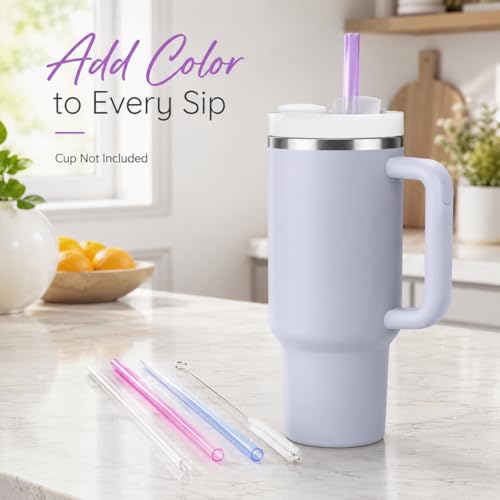 Image of Joshey Replacement Straws for Stanley Quencher 40oz Tumbler, 6 Pack