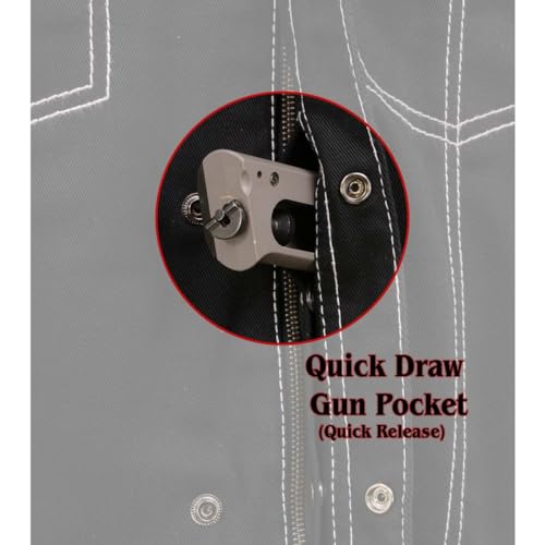 Milwaukee Leather MDM3035 Men's 'Wrecker' Black Denim and Leather Club Style Vest w/Diamond Quilt Design4