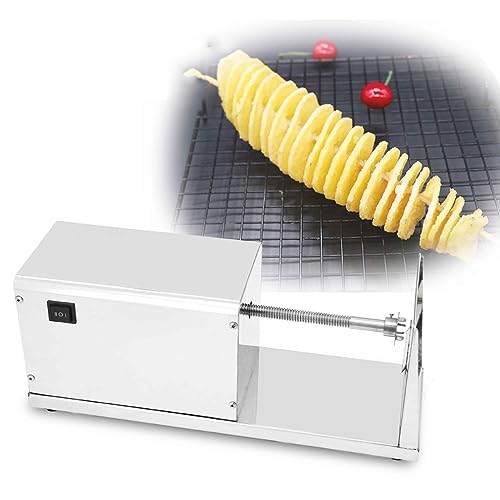 Cortador eléctrico de papas tornado espiral acero inoxidable
