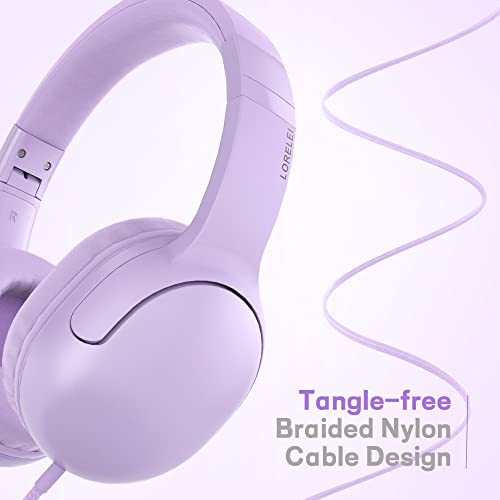 LORELEI-E5-Wired-Headphones-Purple