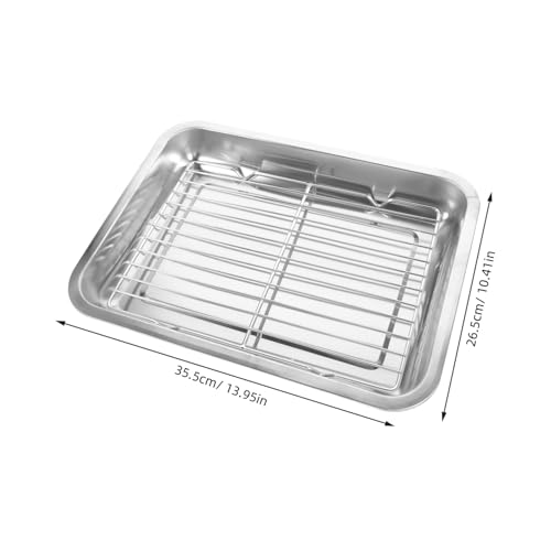 Récipient à double compartiment en inox pour séparer les sauces et graisses - 6