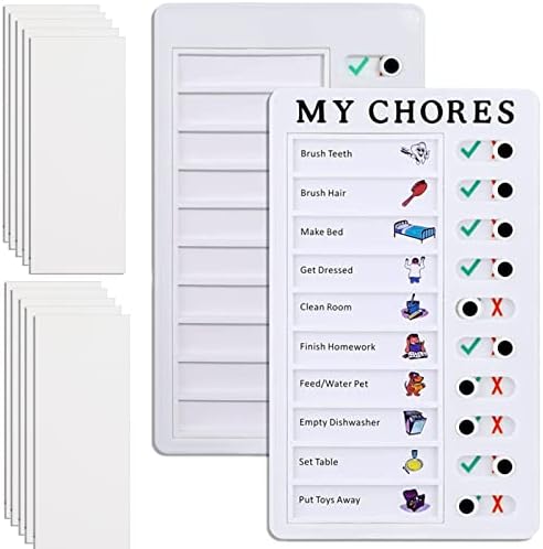 3Pcs Reminder Board For The Elderly Chore Chart Keychain For Kids To Do List Chores Checklist Task Board Portable Visual Schedule ADHD Tools Detachable Daily Task Planning Pad With List