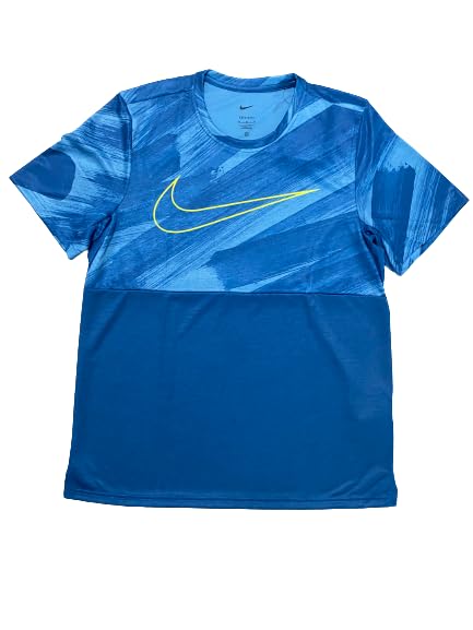 T-shirt Nike Dri-Fit homme bleu laser S anti-transpiration pour le sport
