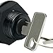 Golf Cart Starter Switch, Ignition Switch, for Club Car DS 101826201, 36 Or 48 Volts for Electric Golf Cart 1996-Up Ignition Key Switch (Black)