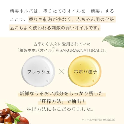 SAKURA & NATURAL ホホバオイル 300ml