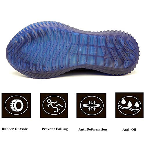 Image of Drecage Steel Toe Safety Shoes for Women Men Work Shoes Industrial & Construction Sneakers Puncture Proof Lightweight Working Shoes