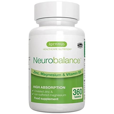 Suplemento Neurobalance ZMB6 de Igennus Healthcare Nutrition con 360 comprimidos Cover
