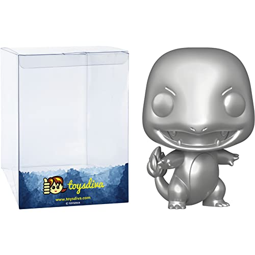 Charmander: P O P ! Games Vinyl Figurine Bundle With 1 Compatible 'Toysdiva' Graphic Protector (455-56310 - B)