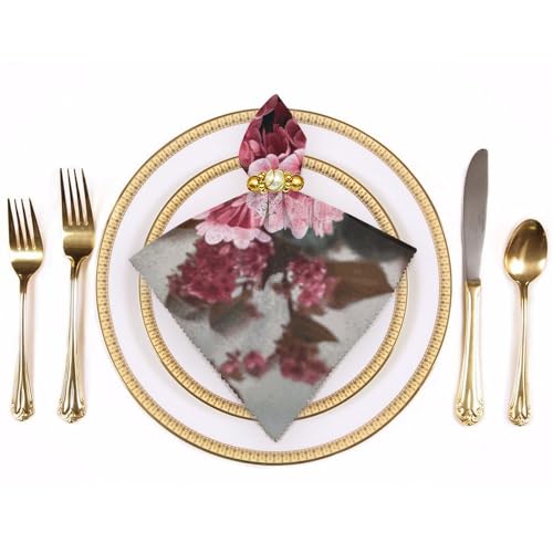 Servilletas de Tela con Flores Pack de 6 miniatura 3