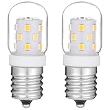 UgoHiff LED Light Bulb for Whirlpool Microwave WMH53521HZ06, WMH53521HZ1/2/4/5, WMH31017AS0/1/2/3/4/5- E17 3W 4000K White 820632A LED Light Bulb (2 Pcs)
