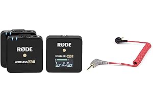 Rode Wireless GO II Compact Microphone System with 2x Transmitters and 1x Receiver