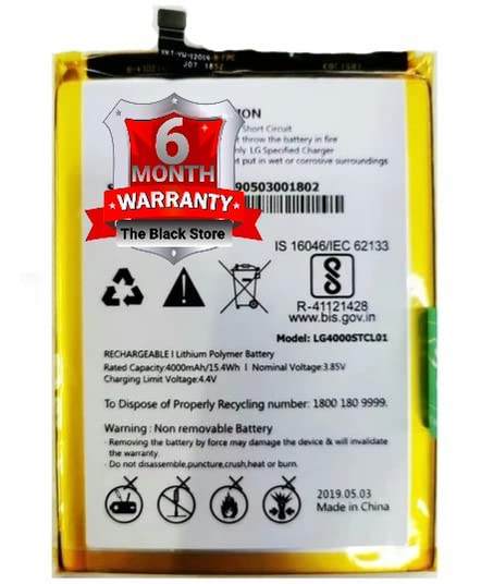Image of Original Replacement Part Compatible for LG W10 / LMX130IM Model / LG4000STCL01 (4000mAh) with 6 Months Warranty