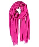  Passigatti Schal Wolle Jungen Mädchen rose violet,ca.70x200,Pink Damen