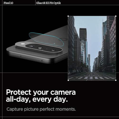 Image of Spigen EZ Fit Optik Camera Lens Protector for Pixel 10