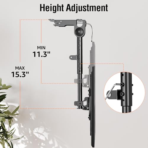 Elived Flip Down Ceiling Tv Mount For Most 14-40 Inch Tvs thumb #2