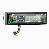 Plug & Play Kubota Tractor Radio AM FM Bluetooth Streaming Colors Changing Display, Single Din, USB, 3.5mm Front Input, AUX, Direct Connect Harness RTV RTX 1100c B2650 X1100C KX