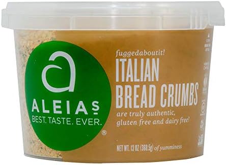 Aleia's Gluten Free Italian Bread Crumbs 13 oz , Pack of 1