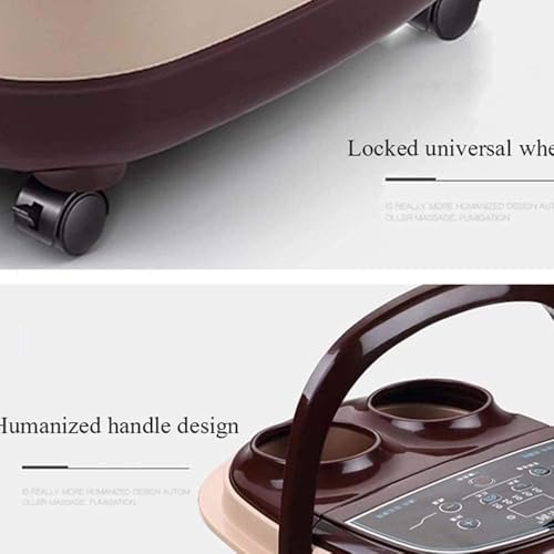 Foot Spa, Foot Bath Massager con Calor, Burbujas, Rodillos Ergonómicos de Masaje, Alivio de Fatiga miniatura 7