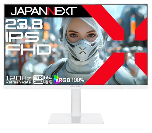 ホワイト モニター 本体 JAPANNEXTが本体にホワイトカラーを採用した27インチ IPSパネル搭載