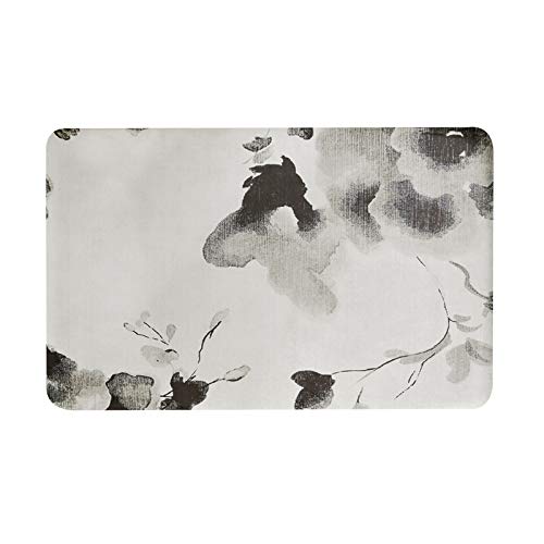 Tapis encre peinture rétro grand format MU pour salon et chambre