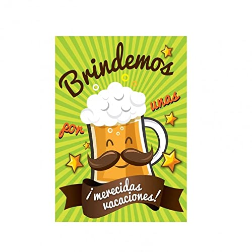Tarjeta jubilacion cerveza Cover