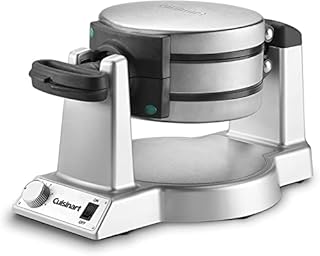 Cuisinart WAF-F20P1 Waffle Maker, Double Belgian Round, Makes 2-Belgian Waffles