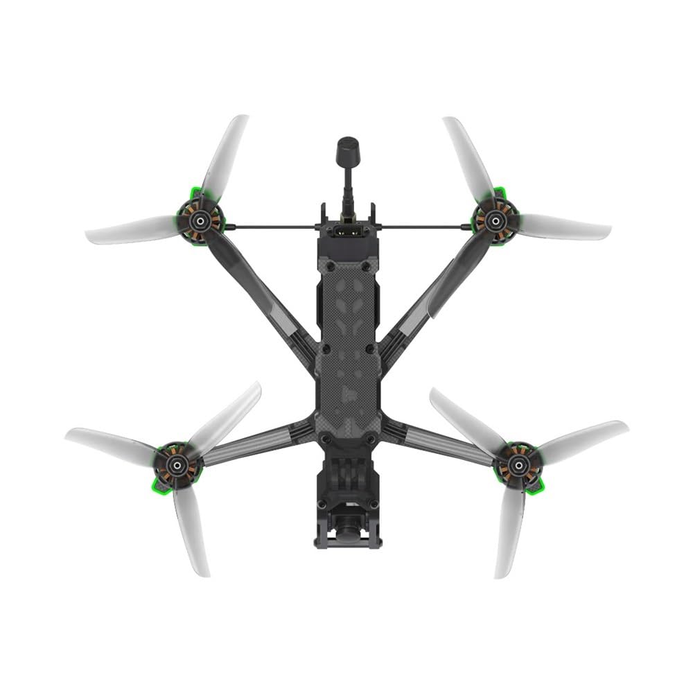 Analogowy Dron F5 V2 6S 5" FPV BNF F5X F5D (Squashed-X/DC) z bezpieczną wtyczką baterii z filtrem przeciwiskrowym (F5D bez RX W GPS)