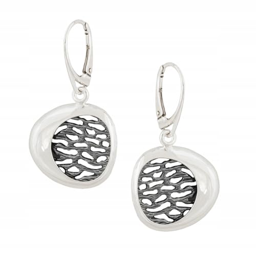 Boucles d'oreilles pendantes en argent sterling 925 pour femme élégante et moderne