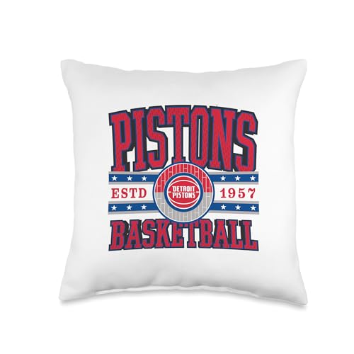 NBA Detroit Pistons Courtside Throw Pillow