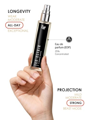 Image of EM5 Le Elixir Perfume for Men | Vanilla Amber Tobacco Fresh Spicy Fragrance | Eau de Parfum Spray | Luxury Gift for Him | 15ml